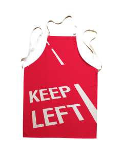 Keep Left apron