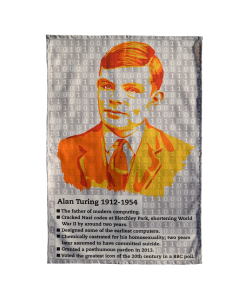 Alan Turing tea towel
