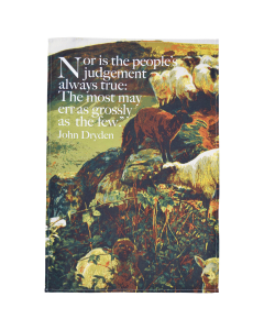 People's Judgement (Dryden) tea towel