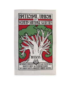NUWSS women's suffrage tea towel