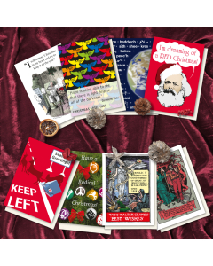 Mixed Radical Christmas cards pack of 8