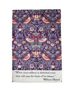 William Morris Strawberry Thief tea towel