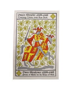 Owain Glyndŵr tea towel