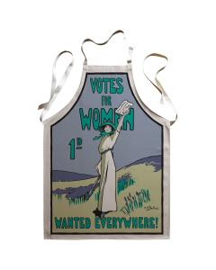 Votes for Women Wanted apron