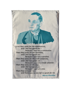 Martin Niemöller tea towel