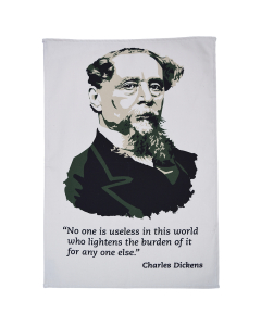 Charles Dickens tea towel