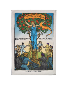 Cooperative Commonwealth tea towel