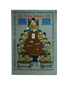 Putney Debates tea towel