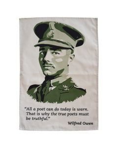 Wilfred Owen tea towel
