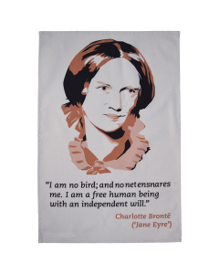 Charlotte Brontë (Jane Eyre) tea towel
