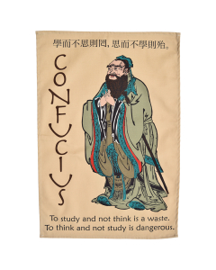 Confucius tea towel