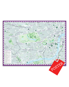Suffragette London Map poster