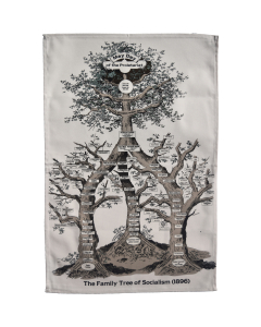 Family Tree of Socialism tea towel