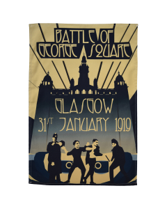 Battle of George Square tea towel