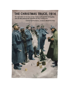 1914 Christmas Truce tea towel