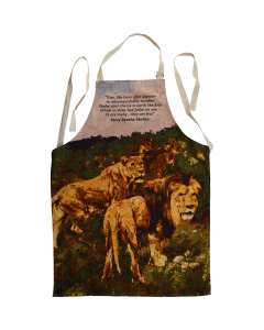 Percy Bysshe Shelley Lions apron