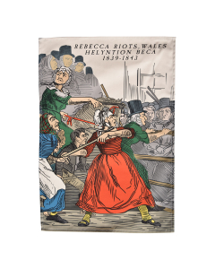 Rebecca Riots tea towel