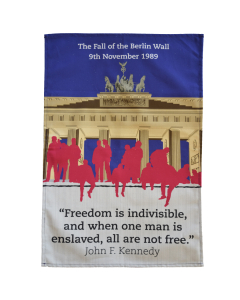 Fall of Berlin Wall tea towel