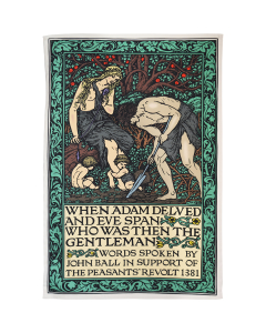 A Dream of John Ball tea towel