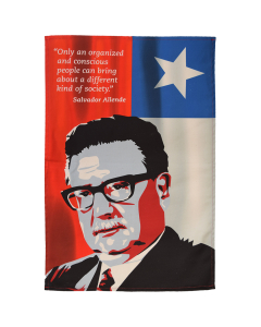 Salvador Allende tea towel