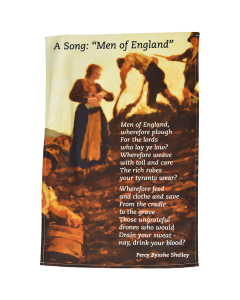 Shelley - Men of England tea towel
