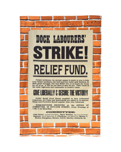 London Dockworkers Strike tea towel