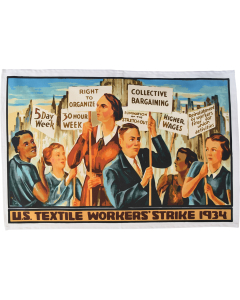 1934 Textile Workers' Strike tea towel