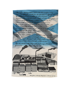 Radical War tea towel