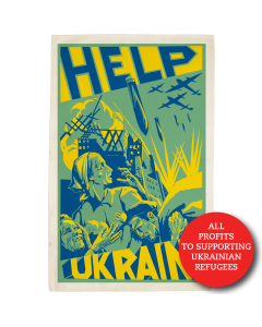 Help Ukraine tea towel