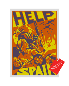 Help Spain! Spanish Civil War poster