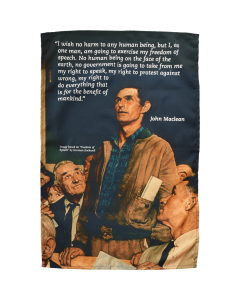 John Maclean - Freedom of Speech tea towel