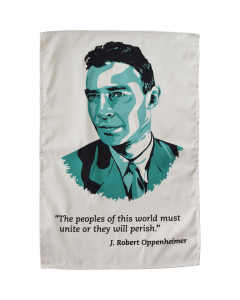 J Robert Oppenheimer tea towel