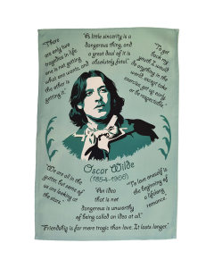Wilde's Words of Wisdom tea towel