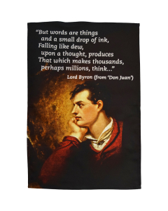 Lord Byron tea towel