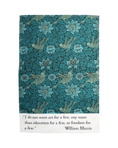 William Morris Bird and Anemone tea towel