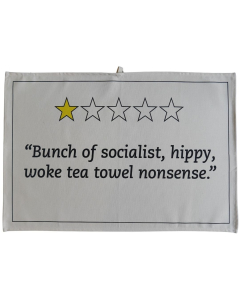 Woke Tea Towel Nonsense tea towel