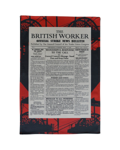 General Strike Bulletin tea towel