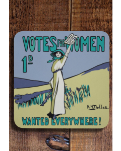 Votes for Women Wanted pot stand