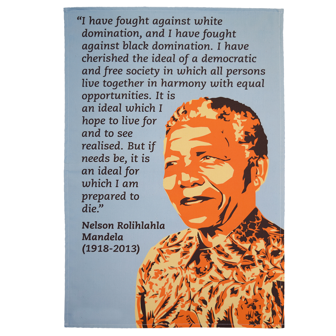 Mandela tea towel