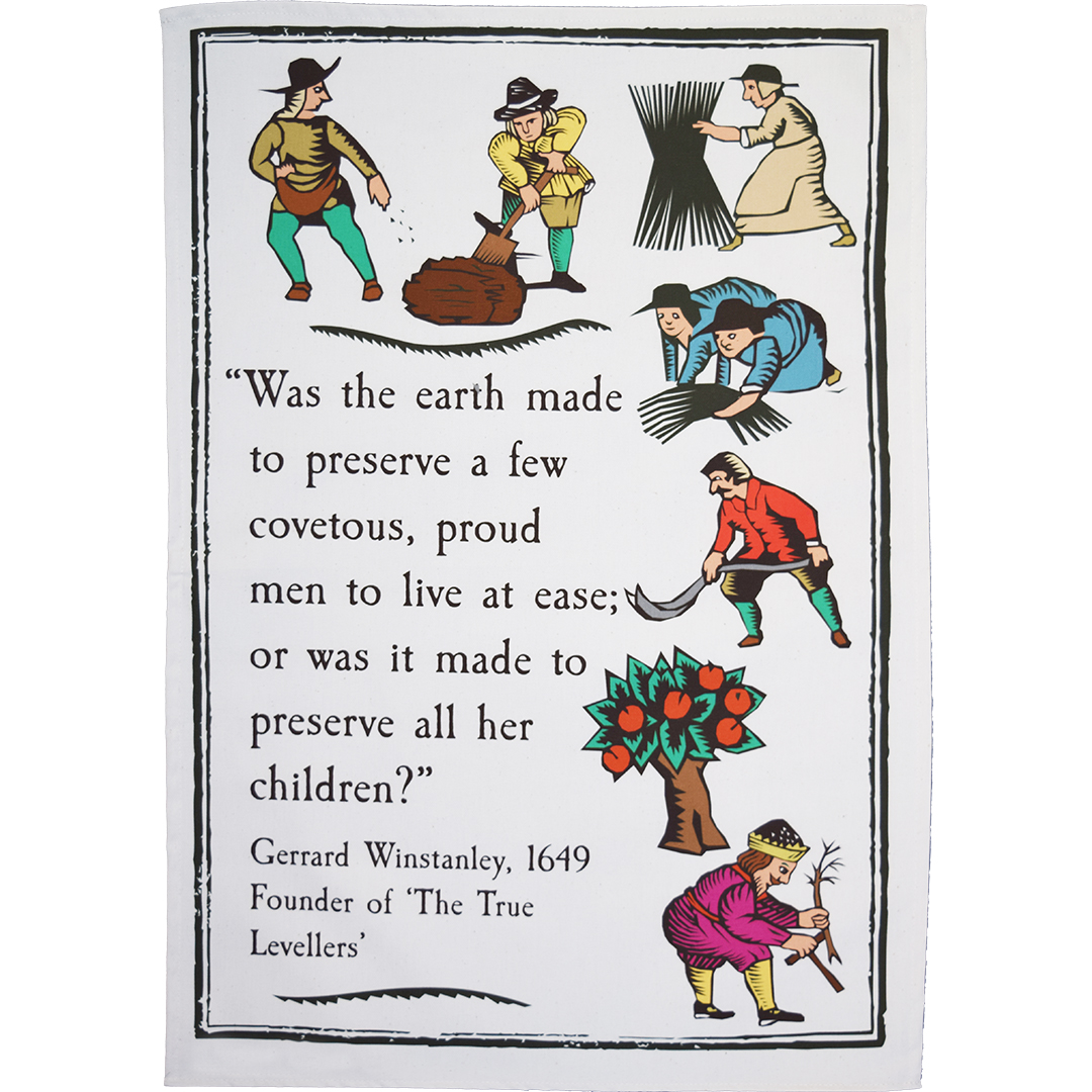 Levellers tea towel
