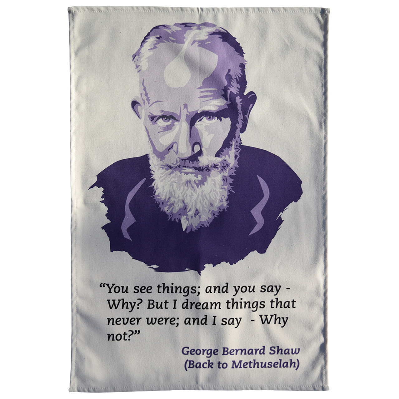 George Bernard Shaw tea towel George Bernard Shaw tea towel