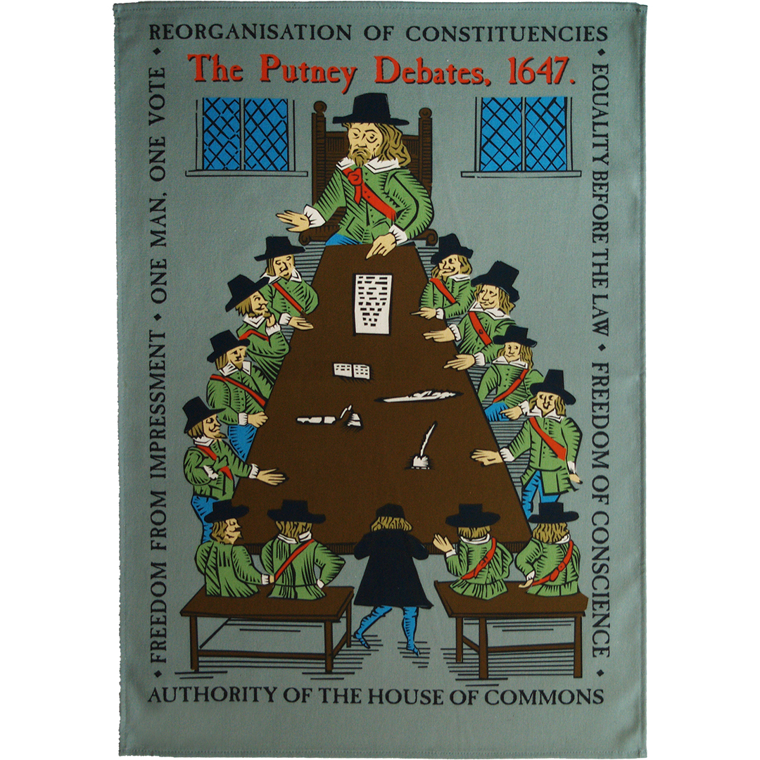 Putney Debates tea towel