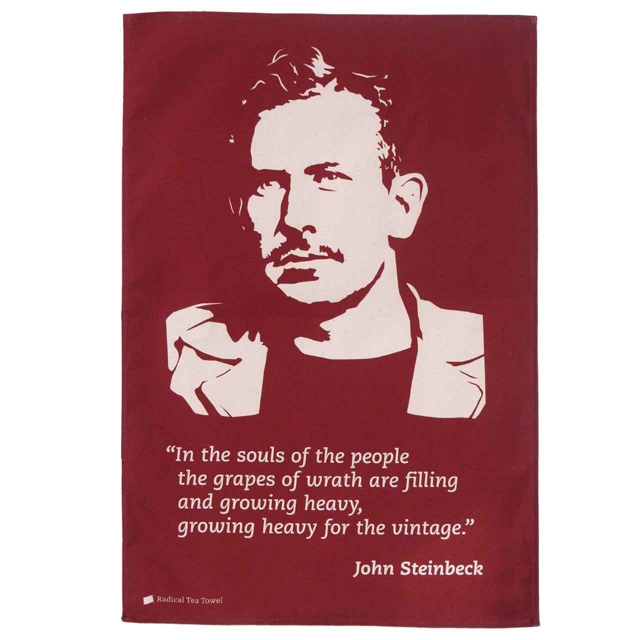 John Steinbeck tea towel John Steinbeck tea towel