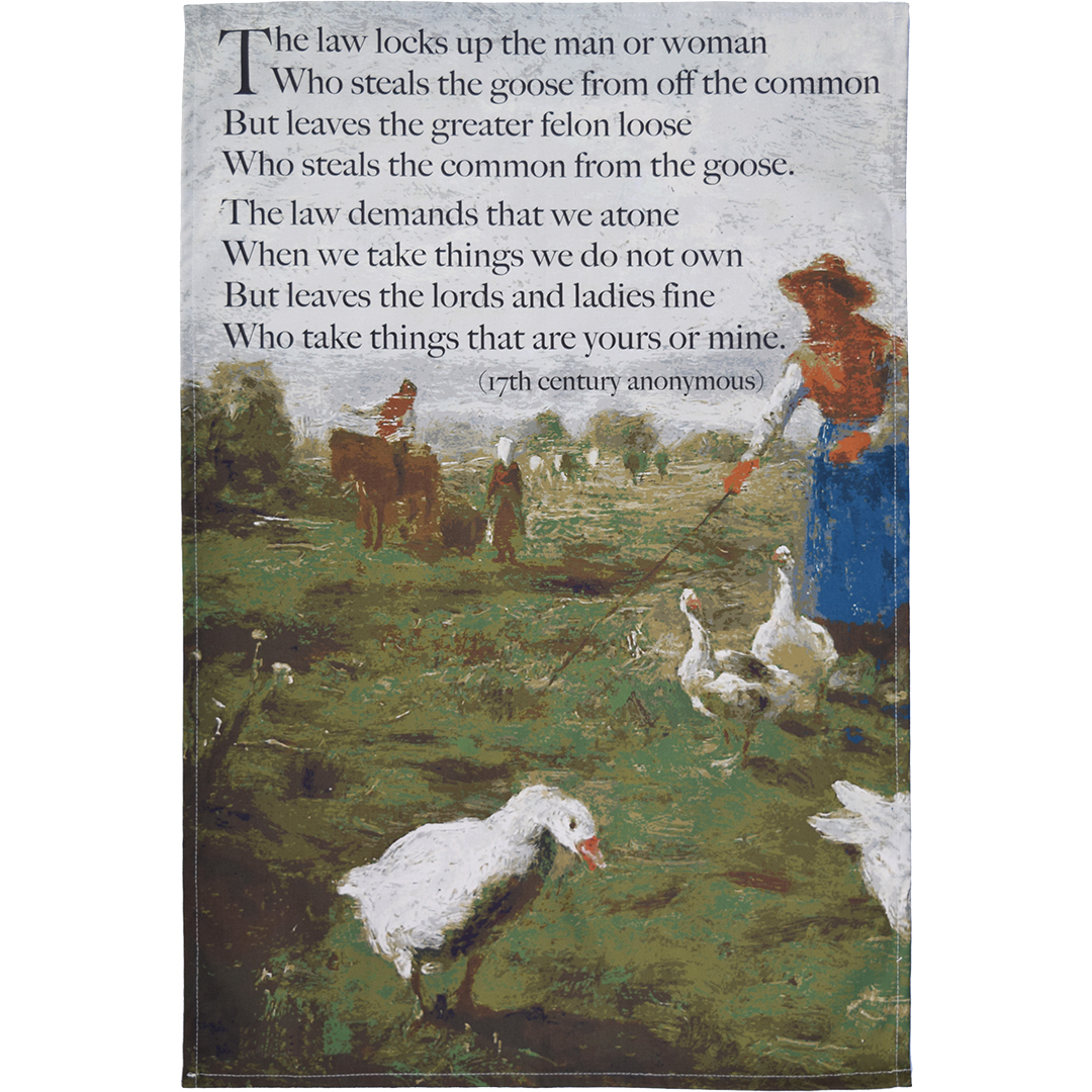 Enclosures tea towel