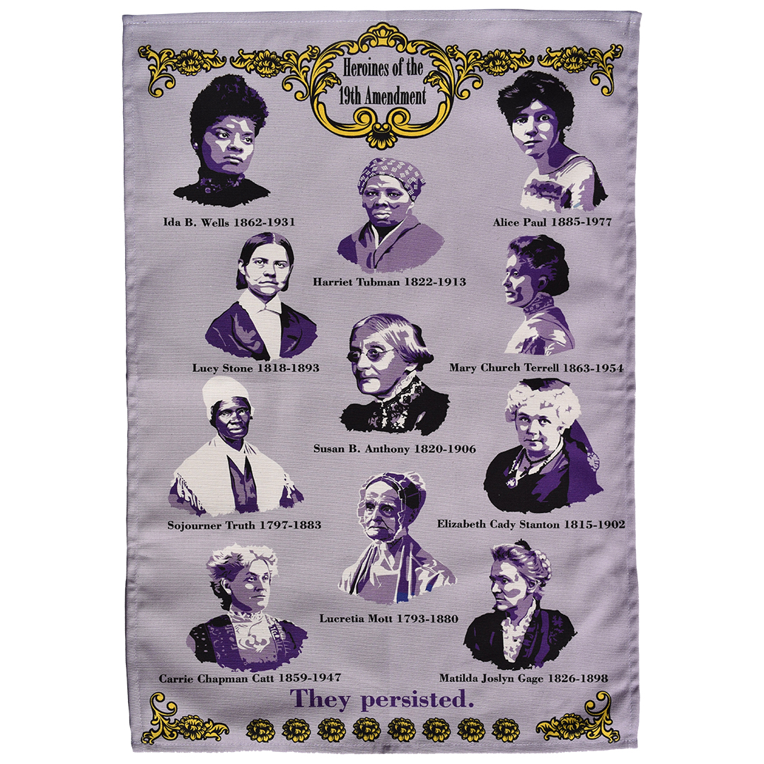 Image of a 19 Amendment Heroines tea towel Image of a 19 Amendment Heroines tea towel