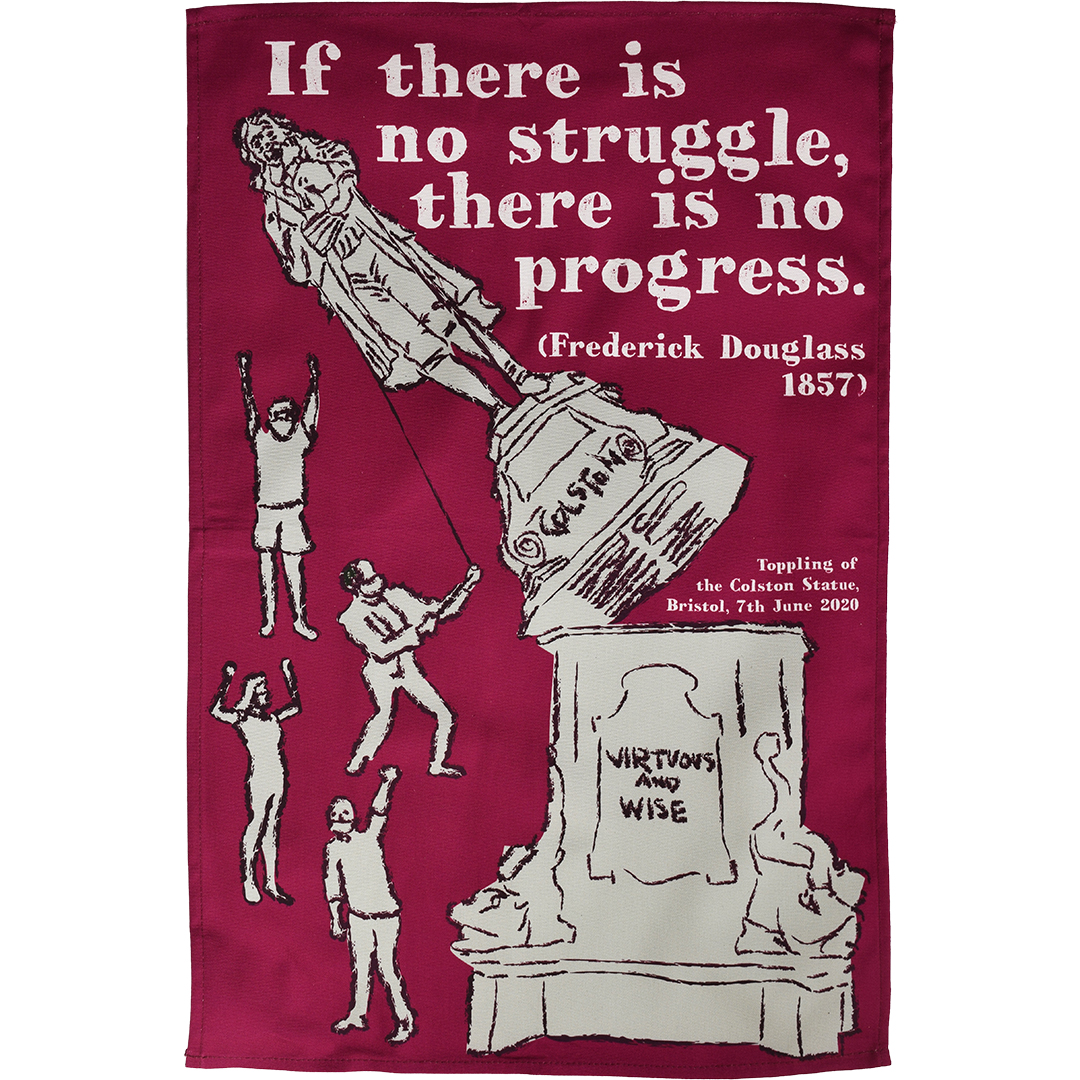 Edward Colston Statue tea towel