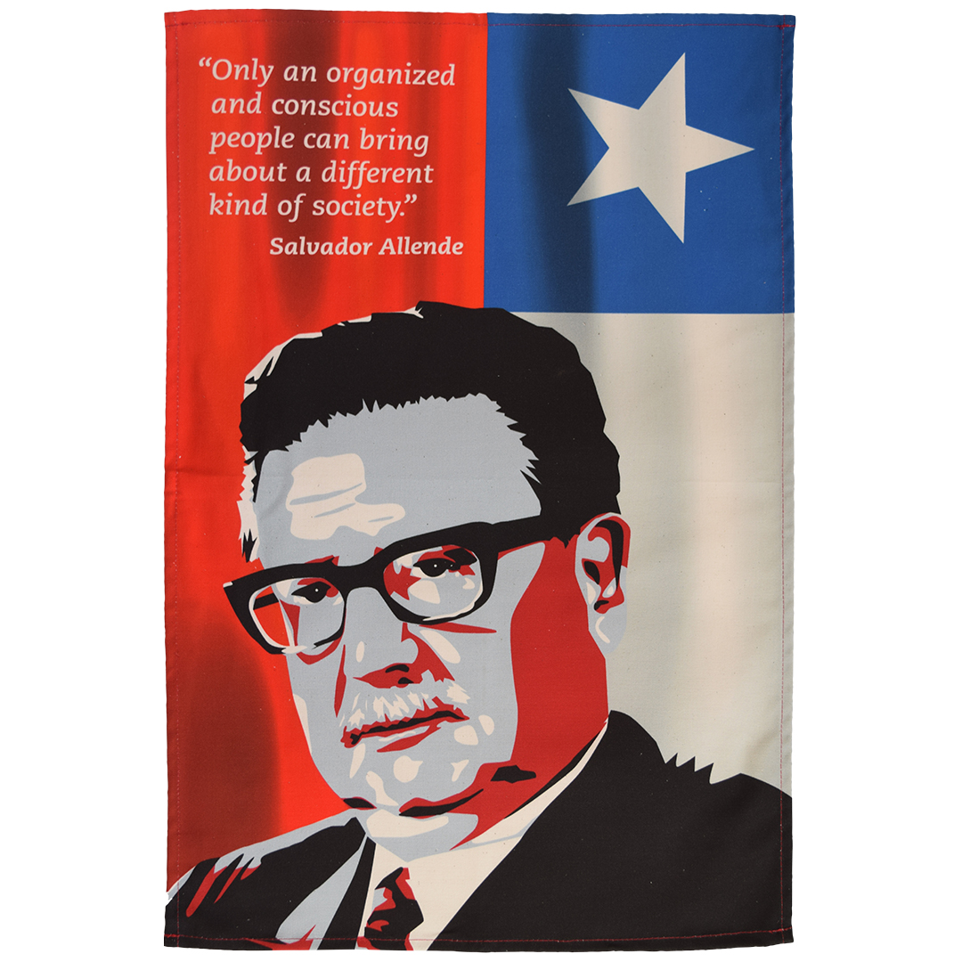 Salvador Allende tea towel Salvador Allende tea towel