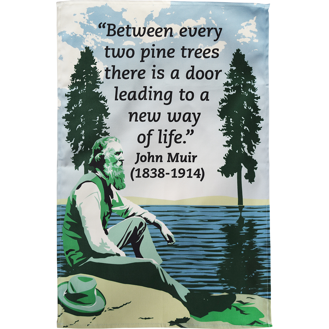 John Muir tea towel John Muir tea towel