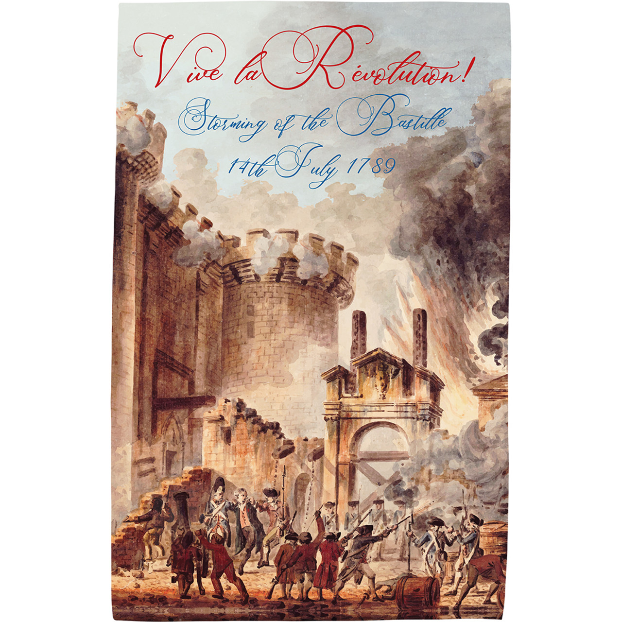 Storming of the Bastille tea towel Storming of the Bastille tea towel