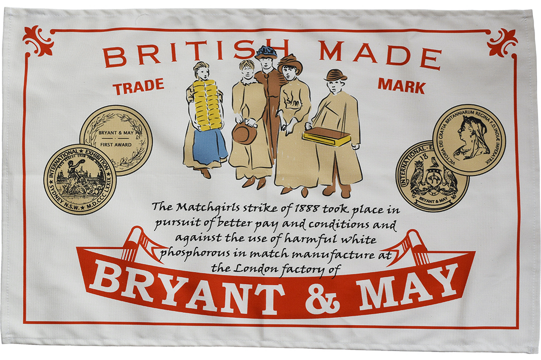 Matchgirls' Strike tea towel Matchgirls' Strike tea towel